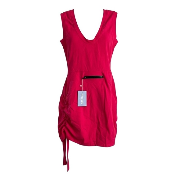 Hyllgud Dresses & Skirts - Pink Sleeveless Skort Dress